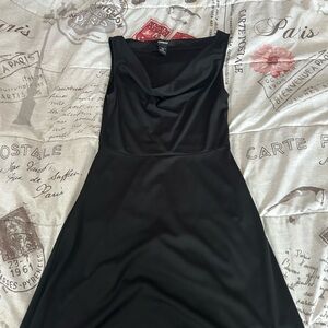 Express Black Midi Dress